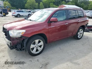 2010 Toyota Highlander Limited with VIN 5TDDK3EH8AS030826, listed as a Copart auction lot 58467455 with 247,455 mi miles and Clean title. Bid and sale history available at DreamBid. Image 1.