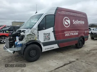 2024 Mercedes-Benz Sprinter Cargo with VIN W1W4NBHY3RT167719, listed as a Copart auction lot 45290775 with 2,544 mi miles and Salvage Title. Bid and sale history available at carsss.com. Image 1.