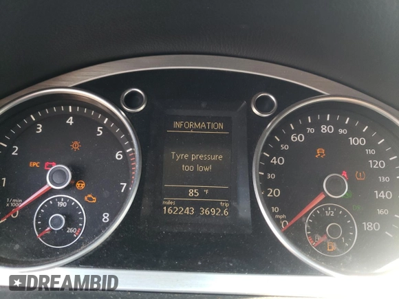 2010 Volkswagen CC Luxury z VIN WVWHL7AN0AE520751, wystawiony jako Copart lot #72500714 z przebiegiem 162 243 mil mil oraz Szkoda całkowita • Salvage title. Historia ofert i sprzedaży dostępna na DreamBid. Obrazek 9.
