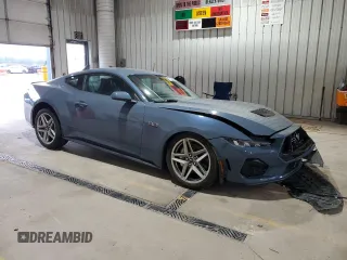 2024 Ford Mustang GT with VIN 1FA6P8CF7R5412104, listed as a Copart auction lot 61928465 with 19,933 mi miles and Salvage title. Bid and sale history available at DreamBid. Image 4.