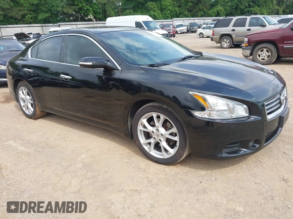 2012 Nissan Maxima 3.5 SV with VIN 1N4AA5AP9CC857579, listed as a IAAI auction lot 42145020 with 171,623 mi miles. Bid and sale history available at carsss.com. Image 1.
