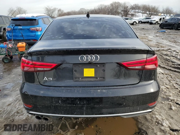 2018 Audi A3 Sedan Premium with VIN WAUAUGFF2J1005030, listed as a Copart auction lot 39836974 with 73,495 mi miles. Bid and sale history available at carsss.com. Image 6.