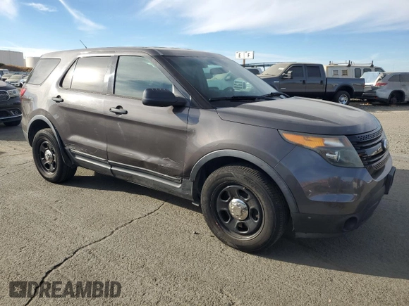 2013 Ford Utility Police Interceptor with VIN 1FM5K8ARXDGA18350, listed as a Copart auction lot 75301314 with 180,924 mi miles and Salvage Title. Bid and sale history available at carsss.com. Image 4.