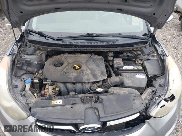 2012 Hyundai Elantra Limited with VIN KMHDH4AE6CU282875, listed as a IAAI auction lot 42341052 with 215,231 mi miles and . Bid and sale history available at DreamBid. Image 10.