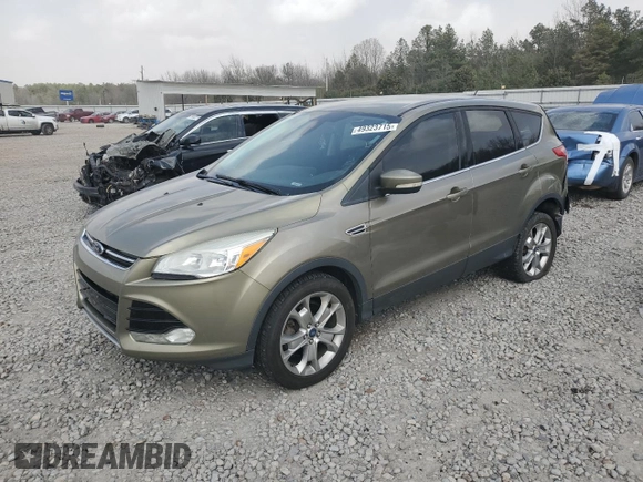 2013 Ford Escape SEL with VIN 1FMCU9H96DUA72579, listed as a Copart auction lot 49323715 with 155,530 mi miles and Salvage Title. Bid and sale history available at DreamBid. Image 1.
