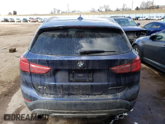 2019 BMW X1 xDrive28i with VIN WBXHT3C50K5L91257, listed as a Copart auction lot 45235683 with 45,375 mi miles. Bid and sale history available at carsss.com. Image 6.