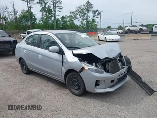 2022 Mitsubishi Mirage ES z VIN ML32FUFJ0NHF03993, wystawiony jako IAAI lot #41972241 z przebiegiem 145 386 mil mil oraz . Historia ofert i sprzedaży dostępna na DreamBid. Obrazek 1.