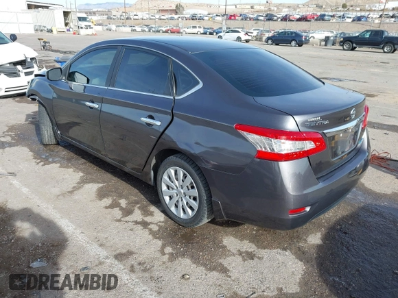 2014 Nissan Sentra S with VIN 3N1AB7AP6EL614857, listed as a IAAI auction lot 41078086 with 86,678 mi miles and . Bid and sale history available at DreamBid. Image 3.