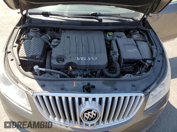2012 Buick LaCrosse Leather with VIN 1G4GC5E34CF166430, listed as a Copart auction lot 56374875 with 31,334 mi miles and Salvage title. Bid and sale history available at DreamBid. Image 11.