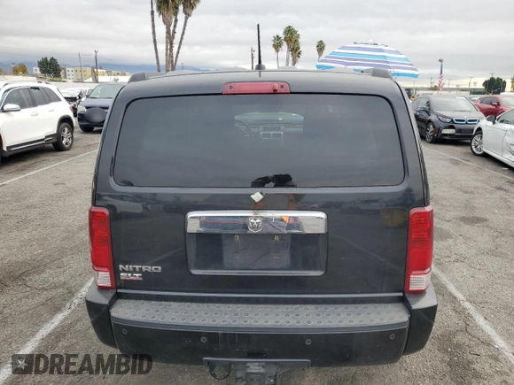 2008 Dodge Nitro SLT with VIN 1D8GT58K78W117240, listed as a Copart auction lot 82433244 with 245,392 mi miles and Salvage Title. Bid and sale history available at DreamBid. Image 6.