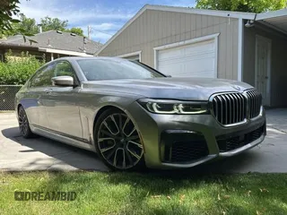 2020 BMW 7 Series 750i xDrive with VIN WBA7U2C05LGJ59633, listed as a Copart auction lot 59625975 with 73,471 mi miles and Clean title. Bid and sale history available at DreamBid. Image 4.