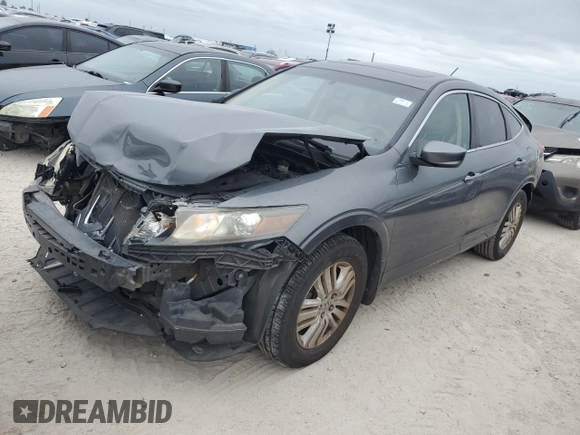 2012 Honda Crosstour EX-L with VIN 5J6TF3H59CL003652, listed as a Copart auction lot 76438264 with 190,252 mi miles and Salvage Title. Bid and sale history available at carsss.com. Image 1.
