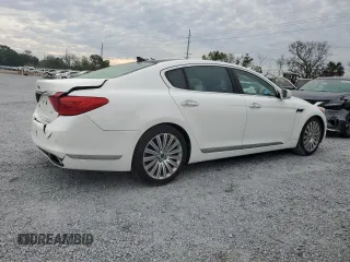 2015 Kia K900 Premium with VIN KNALU4D45F6027476, listed as a Copart auction lot 50140015 with 63,862 mi miles and Salvage Title. Bid and sale history available at carsss.com. Image 3.
