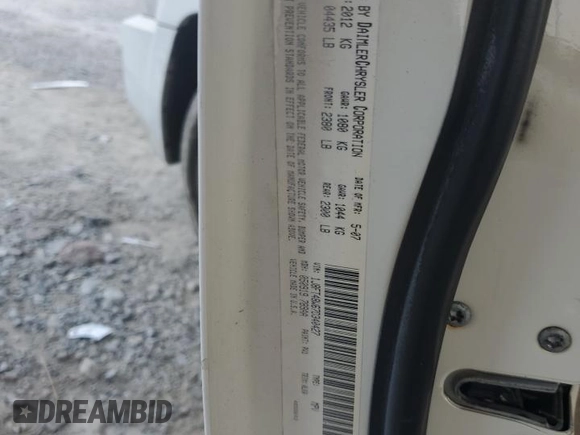 2007 Jeep Patriot Limited with VIN 1J8FT48W67D340427, listed as a Copart auction lot 78074484 with 98,244 mi miles and Salvage title. Bid and sale history available at DreamBid. Image 12.