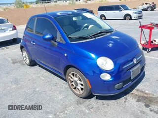 2012 FIAT 500 Pop with VIN 3C3CFFAR5CT131030, listed as a IAAI auction lot 42809482 with 136,630 mi miles and . Bid and sale history available at DreamBid. Image 1.