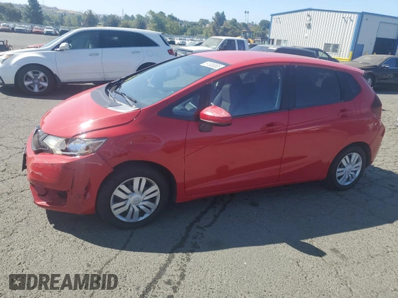 2016 Honda Fit LX with VIN JHMGK5H5XGX011769, listed as a Copart auction lot 61308365 with 62,643 mi miles and Salvage title. Bid and sale history available at DreamBid. Image 4.