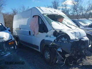 2018 Ram ProMaster Cargo with VIN 3C6TRVCG0JE112533, listed as a IAAI auction lot 41614008 with Not Provided miles and . Bid and sale history available at DreamBid. Image 1.