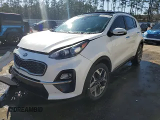 2020 Kia Sportage EX z VIN KNDPN3AC9L7822575, wystawiony jako Copart lot #46061415 z przebiegiem 48 629 mil mil oraz Szkoda całkowita • Salvage title. Historia ofert i sprzedaży dostępna na DreamBid. Obrazek 1.
