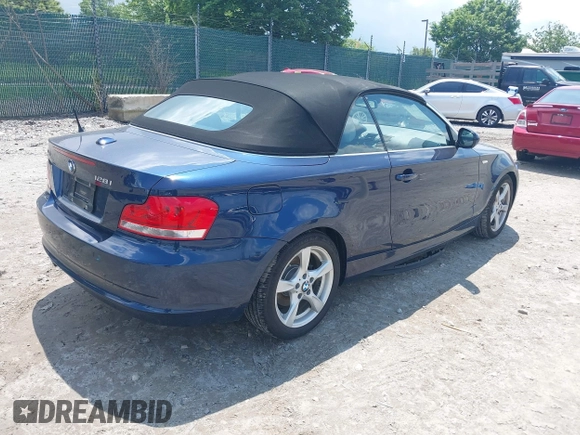 2012 BMW 1 Series 128i with VIN WBAUN1C56CVR00132, listed as a IAAI auction lot 42387792 with 122,741 mi miles and . Bid and sale history available at DreamBid. Image 4.