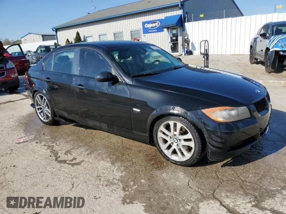 2006 BMW 3 Series 330xi with VIN WBAVD33596KL52250, listed as a Copart auction lot 52297035 with 212,482 mi miles and Non Repairable. Bid and sale history available at carsss.com. Image 4.