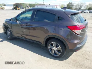 2021 Honda HR-V EX with VIN 3CZRU6H55MM750120, listed as a IAAI auction lot 41984528 with 21,512 mi miles. Bid and sale history available at carsss.com. Image 3.