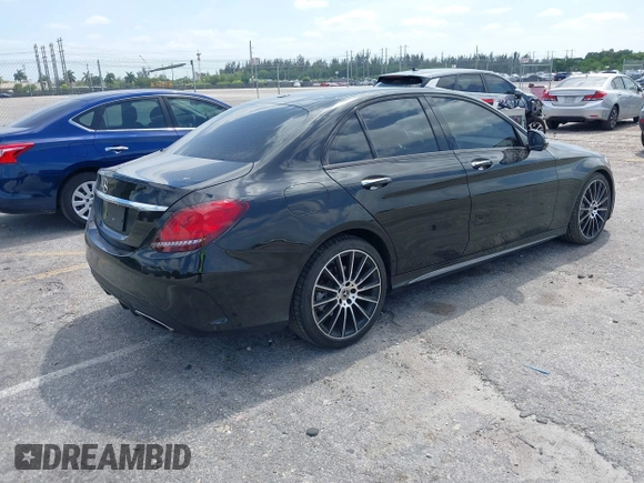 2019 Mercedes-Benz C 300 with VIN 55SWF8DB8KU308099, listed as a IAAI auction lot 42064354 with 48,363 mi miles and . Bid and sale history available at DreamBid. Image 4.