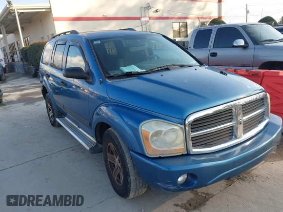 2006 Dodge Durango SLT with VIN 1D4HB48N26F109489, listed as a IAAI auction lot 41540288 with 184,092 mi miles and . Bid and sale history available at DreamBid. Image 1.
