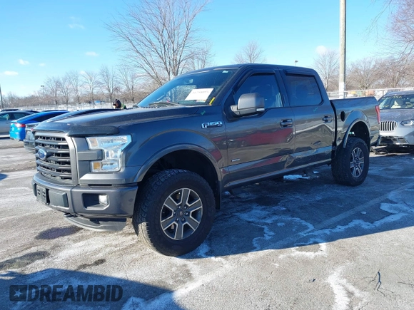2015 Ford F-150 XLT with VIN 1FTEW1EP9FFC81723, listed as a IAAI auction lot 41258095 with 90,718 mi miles. Bid and sale history available at carsss.com. Image 17.