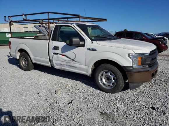 2018 Ford F-150 XL with VIN 1FTMF1C5XJKE11733, listed as a Copart auction lot 86049854 with 229,238 mi miles and Clean title. Bid and sale history available at DreamBid. Image 4.