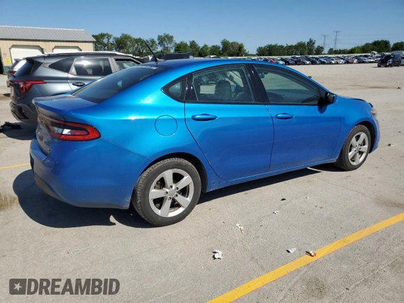 2015 Dodge Dart SXT with VIN 1C3CDFBB9FD380576, listed as a Copart auction lot 57576135 with 178,779 mi miles and Salvage title. Bid and sale history available at DreamBid. Image 3.