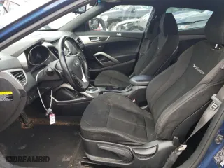 2017 Hyundai Veloster with VIN KMHTC6AD9HU315369, listed as a Copart auction lot 54799284 with 154,721 mi miles and Salvage Title. Bid and sale history available at carsss.com. Image 7.