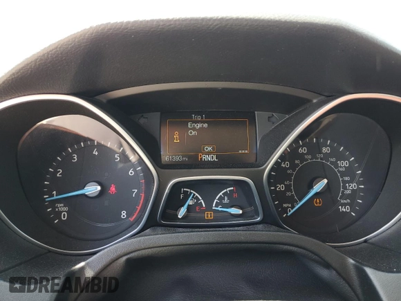 2018 Ford Focus S with VIN 1FADP3E24JL323269, listed as a Copart auction lot 48889075 with 61,393 mi miles and Salvage Title. Bid and sale history available at carsss.com. Image 9.