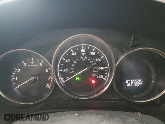 2014 Mazda CX-5 Sport with VIN JM3KE4BEXE0430076, listed as a Copart auction lot 58164695 with 183,130 mi miles and Salvage title. Bid and sale history available at DreamBid. Image 9.