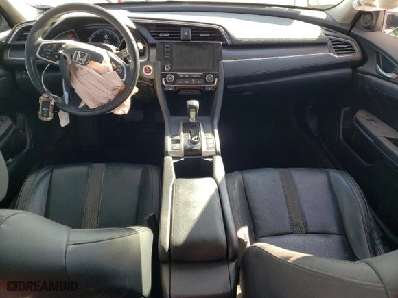 2021 Honda Civic Sedan EX-L with VIN 2HGFC1F77MH704503, listed as a Copart auction lot 48306905 with 54,215 mi miles and Salvage Title. Bid and sale history available at carsss.com. Image 8.