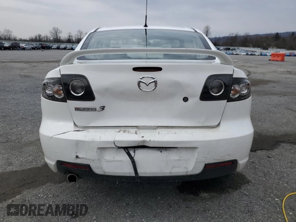 2007 Mazda 3 s Sport with VIN JM1BK323071610819, listed as a Copart auction lot 47551385 with 140,363 mi miles and Salvage Title. Bid and sale history available at carsss.com. Image 6.