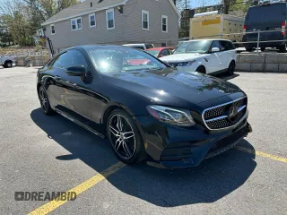 2020 Mercedes-Benz E with VIN W1K1J6JBXLF140004, listed as a Copart auction lot 55652425 with 54,285 mi miles and Clean Title. Bid and sale history available at DreamBid. Image 4.