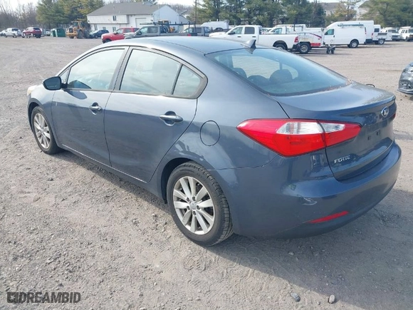 2016 Kia Forte LX with VIN KNAFX4A66G5445286, listed as a IAAI auction lot 41794139 with 109,301 mi miles. Bid and sale history available at carsss.com. Image 3.