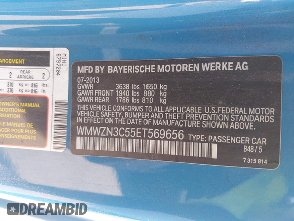 2014 MINI Convertible с VIN WMWZN3C55ET569656, выставлен на аукционе IAAI как лот 42105348 с пробегом 87 671 миль миль и . История ставок и продаж доступна на DreamBid. Изображение 9.