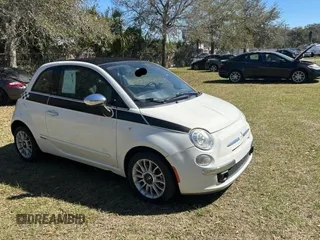2012 FIAT 500 Gucci with VIN 3C3CFFER4CT347767, listed as a Copart auction lot 48537655 with 78,009 mi miles and Clean Title. Bid and sale history available at carsss.com. Image 1.
