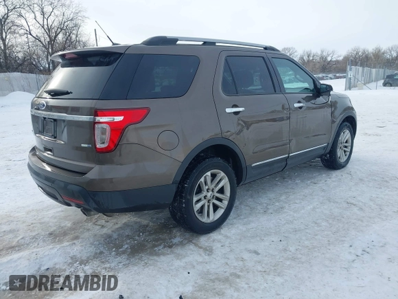 2015 Ford Explorer XLT with VIN 1FM5K8D81FGA95629, listed as a IAAI auction lot 41550100 with 138,968 mi miles. Bid and sale history available at carsss.com. Image 4.