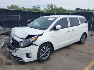2015 Kia Sedona EX with VIN KNDMC5C1XF6019297, listed as a IAAI auction lot 42035941 with 113,645 mi miles and . Bid and sale history available at DreamBid. Image 2.