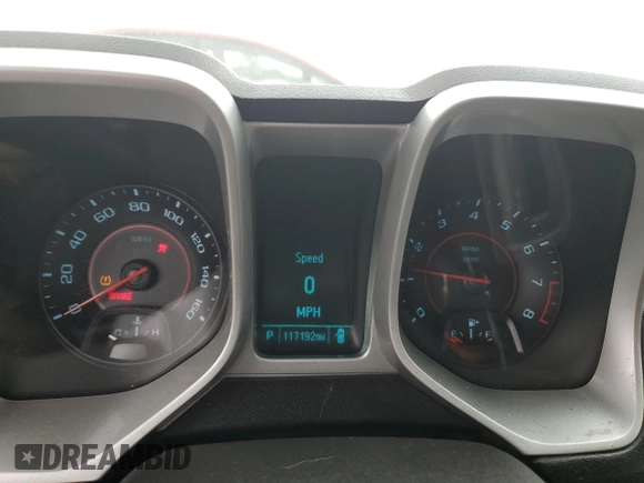 2014 Chevrolet Camaro LT with VIN 2G1FB1E36E9171189, listed as a Copart auction lot 57162165 with 117,192 mi miles and Salvage title. Bid and sale history available at DreamBid. Image 9.