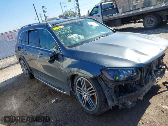 2020 Mercedes-Benz GLS 450 with VIN 4JGFF5KE7LA192588, listed as a IAAI auction lot 41617997 with 75,359 mi miles and . Bid and sale history available at DreamBid. Image 17.