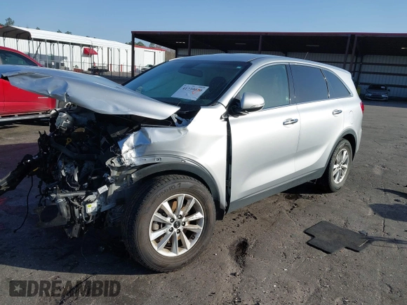 2020 Kia Sorento LX V6 with VIN 5XYPG4A55LG635273, listed as a IAAI auction lot 41739010 with 91,382 mi miles. Bid and sale history available at carsss.com. Image 18.