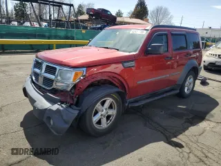 2007 Dodge Nitro SXT z VIN 1D8GU28KX7W597851, wystawiony jako Copart lot #52527585 z przebiegiem 169 904 mil mil oraz Szkoda całkowita • Salvage title. Historia ofert i sprzedaży dostępna na DreamBid. Obrazek 1.