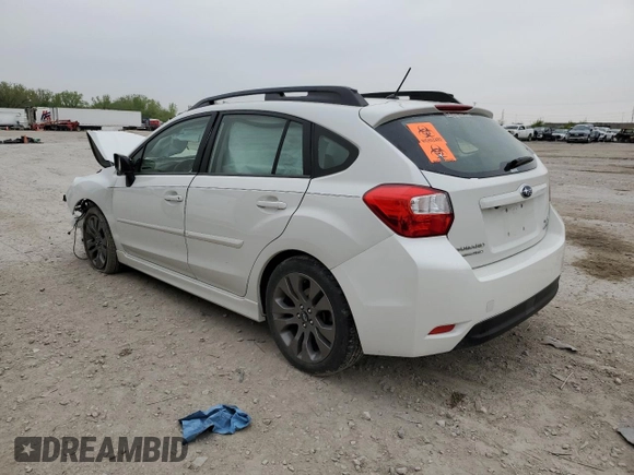 2015 Subaru Impreza Special Sports Premium с VIN JF1GPAT64FH304917, выставлен на аукционе Copart как лот 53841435 с пробегом Не указан миль и Списание • Salvage title. История ставок и продаж доступна на DreamBid. Изображение 2.