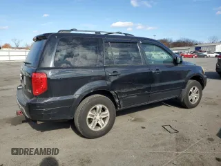 2003 Honda Pilot EX with VIN 2HKYF18463H605646, listed as a Copart auction lot 84738854 with 233,964 mi miles and Salvage Title. Bid and sale history available at DreamBid. Image 3.