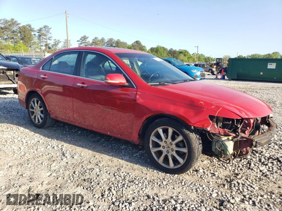 2006 Acura TSX with VIN JH4CL96806C016632, listed as a Copart auction lot 52476575 with 148,279 mi miles and Salvage Title. Bid and sale history available at carsss.com. Image 4.