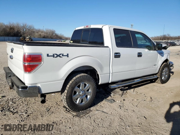 2014 Ford F-150 XL with VIN 1FTFW1ET1EFC08071, listed as a Copart auction lot 47290205 with 151,359 mi miles and Salvage Title. Bid and sale history available at carsss.com. Image 3.