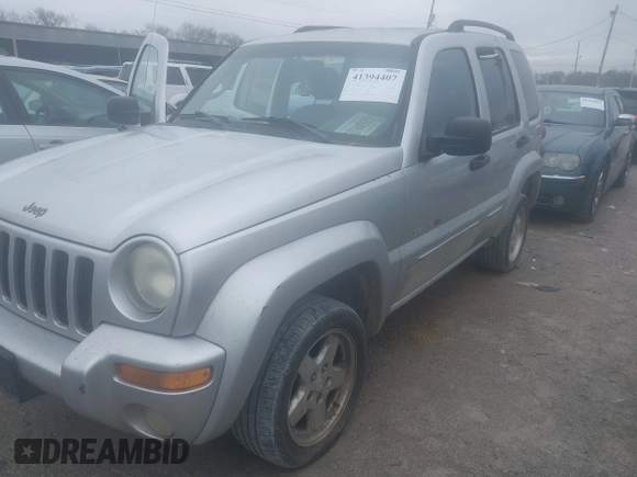 2003 Jeep Liberty Limited with VIN 1J4GL58K73W592677, listed as a IAAI auction lot 41394407 with 1 mi miles. Bid and sale history available at carsss.com. Image 2.